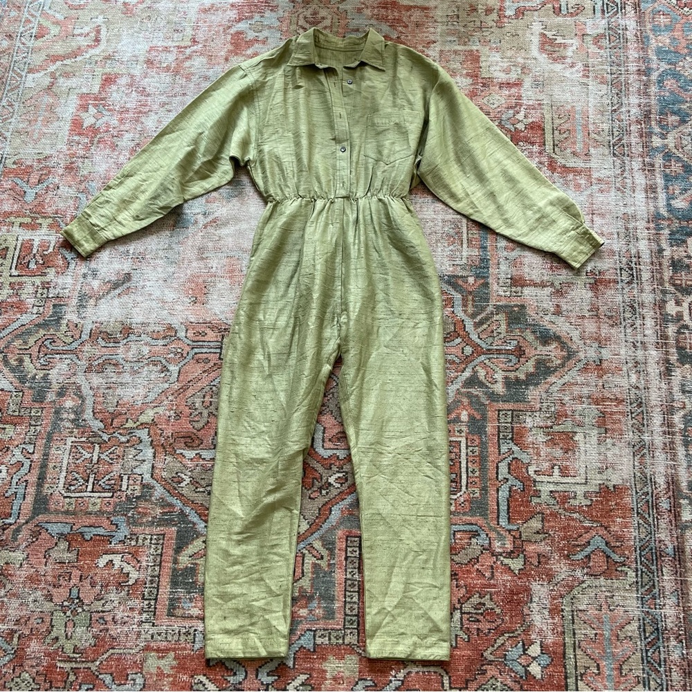 RHODE Green Jumpsuit
